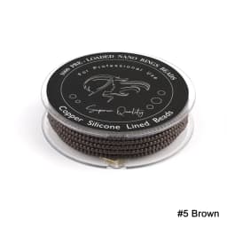 ARLANY Hair Extension Beads 3mm 500pcs/Roll Pre-Loaded Copper Nano Beads for Sewing in Extensions Feather Extensions