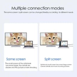 USB C To HDMI Cable 2M/6.6FT 4K 30/60Hz Type C To HDMI HD TV Converter Adapter For IPhone 15 MacBook Pro/Air IPad Samsung Laptop