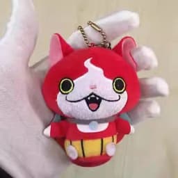 New Kawaii Cute Anime Yo-Kai Watch Mini Plush Keychain Small Pandent Kids Stuffed Toys For Children Gifts 11CM