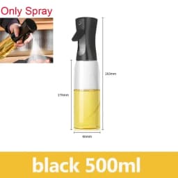 2 in 1 200/300/500ml Oil Spray for Kitchen Spray Oil Bottle Oil Washer Vinegar Soy Sauce Sprayer Containers Washer