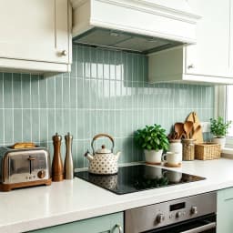 5/10 PCS Wall Sticker Peel&Stick Tile Sticker Strong Adhesive Vinyl Wallpaper Kitchen Waterproof Square Tile Stickers for Home