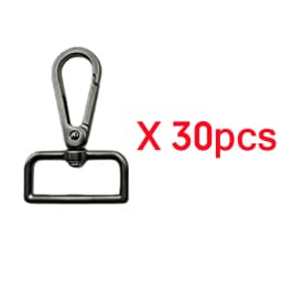 5-30pcs Metal Swivel Clasp Lobster Snap Hooks 16-38mm Dog Collar Buckles Key Belt Clip Bag Strap DIY Accessories