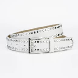 1spc Punk Style Rivet Decorative Needle Buckle PU Leather Belt, High End Women's Versatile Jeans Belt