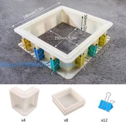 Adjustable Mold Housing Silicone Mold Making for Make Own Silicone Molds Silicone Mold Maker for DIY Molds Making