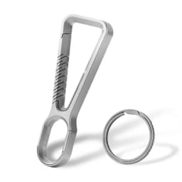 Creative Titanium Alloy Belt Buckle Keychain Outdoor Tool EDC Men's Waist Hanging Personalised Keychain
