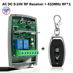 Universal Works With Tuya 433MHz Garage Gate Remote Control Receiver 433.92MHz Fixed Rolling Code Wifi Smart Switch Module Relay