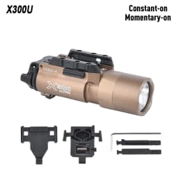 Tactical light X300U X300 Ultra High Output LED Handgun Flashlight X400 Fit Picatinny Rail Pistol Airsoft Hunting Lighting
