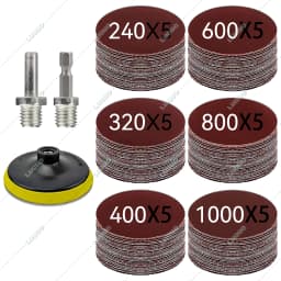 Car Detailing Headlight Restoration Sponge For Auto Polishing Waxing Washing Cleaning Wool Pad Backing Plate Sandpaper Kit