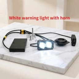 Baja Light Kit with Battery Pack 3-Pin MR60 Connector and Horn Set Fit for Wintai-Tech China Off-Road Vehicle Modification Parts