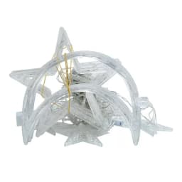 Christmas Fairy Curtain String Lights 3.4M LED Star Deer 220V 110V Garland Festoon for Xmas Tree New Year Navidad Party Decor