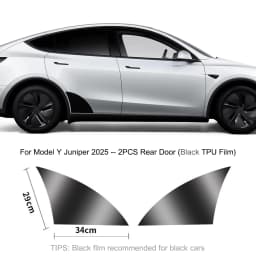 For Tesla Model Y Juniper 2027 Front Door Corner Anti-Scratch Film Rear Door Protective Films Invisible Car Clothing TPU Film