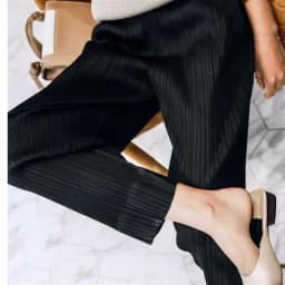 2025 New Folded Straight Leg Pants Grey Slimming Paper Figure Japanese Style Split Nine Points Women's Pencil Thin Leggings