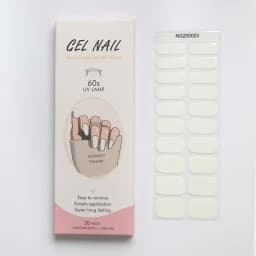 16/20/22Tips Semi-Cured Gel Nail Patch Adhesive Sliders Long Lasting Full Gel Nail Stickers DIY Manicure Harden In UV Lamp Need