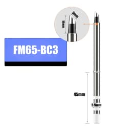 T65 FM65 Soldering Iron Tip for T65 HS01 GD300 T85 Replacement Heater Solder Compatible with SH series Not Applicable T12