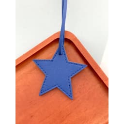 Spot hot-selling pu leather five-pointed star bag pendant simple star bag pendant keychain pendant car pendant