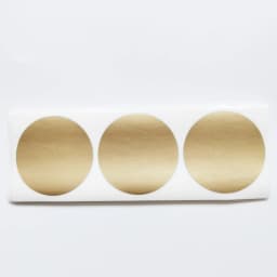 Dropshipping 100PCS 50mm 2" Circle Round Golden Scratch Off Sticker Protection Style