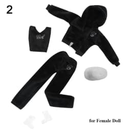9 Styles Male/Female Doll Clothing High Quality 2024 Fashion Casual Wear Shoes Velvet Sportswear Caps 30CM Doll
