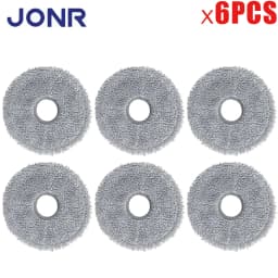 Spare Parts For JONR P20 PRO/T5 Pro Robot Vacuum Cleaner, Main Side Brush Hepa Filter Mop Cloth Mop Pad Dust Bag Replacement