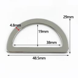 5/10/20Pcs 15-38mm D Ring Stainless Steel Bag Buckle Webbing Strap Connector Hook Dog Collar Decor Loop DIY Hardware Accessories