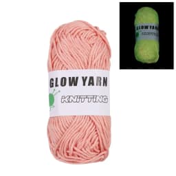 50g/roll Luminous Chunky Yarn Polyester Hand Knitted Glow in the Dark Knitting Wool DIY Handmade Weave For Cardigan Scarf Hats