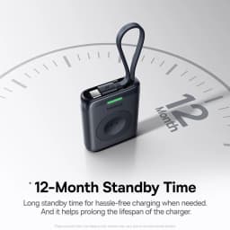 Baseus 5W Magnetic Wireless Charger For Apple Watch USB-C Built-in Cable For Apple Watch S1-S10 SE SE2 Ultra2