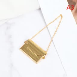 1 Pc Metal Chain Pack Doll Bag Miniature Shopping Handbag For Clothes Dolls Accessories