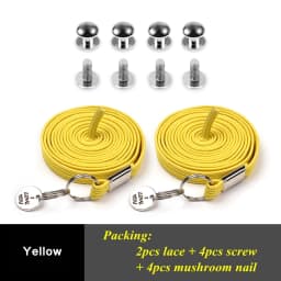 1Pair One Hand Shoelace No Tie Shoelces For Chidren and Adults Quick For Kids and Adult Sneakers Shoelace Quick Lazy Laces