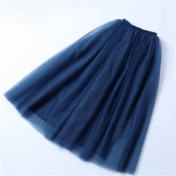 Women High Waist Long Solid Color Tulle Tutu Skirt, 4 Layers Mesh + 1 Layer Lining, Suitable for Cosplay, Stage Performance