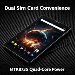 7 INCH T10 Android 6.0 Tablet PC 2GB RAM 16GB ROM LF705 MTK8735 Quad-Core 1.2GHz Support 3G / 4G Phone Call 2 X SIM Card