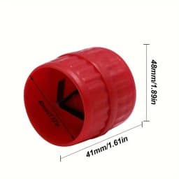 Pipe Deburring Reamer Red Inner-Outer Reamer Tubing Chamfer Tool For PVC Copper Aluminum Tubes Handy Tool or reamer durable use