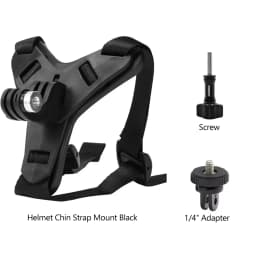 Motorcycle Helmet Chin Strap Mount Holder for GoPro Hero 13 12 11 10 9 8 AKASO SJCAM Insta360 DJI OSMO Action Camera Accessories