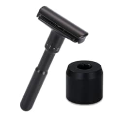 New Adjustable Safety Razor Mens Folding Shaving Double Edge Classic Safety With 5 PCS Titanium Coated Blades Shaver Razor Blade
