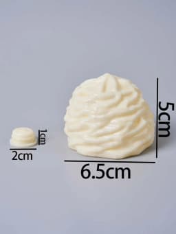 Cream Shape TPR Empty Ball Skin DIY Fill Slime Stress Tool Accessories Squeeze Fidget Toy Crafts Making for Adults
