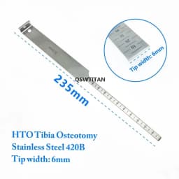 Stainless Steel Thin Osteotome Bone Knife for HTO Tibia Osteotomy Orthopedic Surgery Instrument