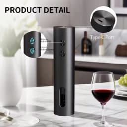 Electric Wine Bottle Opener Automatic Red Wine Corkscrew Wine Opener Wine Tools Kitchen Products Performance Plastic