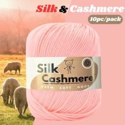 10pcs Silk Cashmere Yarn DK Double Knitting, High Quality, Soft and Warm, for Crochet and Knitting, for Christmas, Halloween, Ea