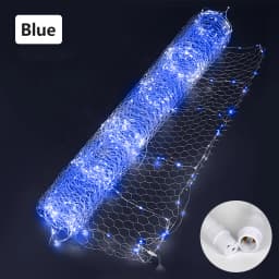 Upgrade Wedding Ceiling Decor Starry Sky Wrought Iron Net With Luminous Lamp Beads Party Prop For Christmas Birthday Decoration