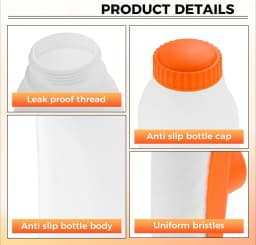 Refillable Paint Roller Brush W/ 500ml Empty Bottles for Wall Restoration and Graffiti Refillable Portable Wall Paint Roller Kit