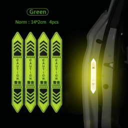 Car Door Reflective Stickers Night Safety Warning Tape Door Stickers Decorative Stickers Car Reflective Strip Car Accessories