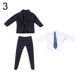 1 Set 1/6 Doll Clothes Male Doll Daily Wear Casual Suit Shirt Pants Wedding Party Suit Man Male Doll Suit Clothes