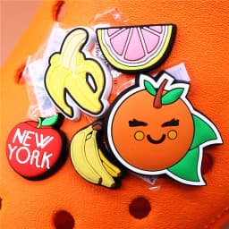 Original Various Fruit Designer Shoe Charms 5pcs/lot Clog Buckle Accessories Luxury Upper Jewelry Decorations Gift Preferred