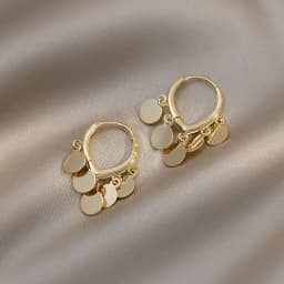 2Pcs/Set Sparkly Earrings Ear Stud Piercing Jewelry Korean Women'S Temperament Circle Pearl Earrings Party Jewelry Accessories