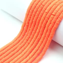 6mm 350pcs/lot Color Flat Round Polymer Clay Beads Loose Spacer Beads for Jewelry Making DIY Bracelet Necklace Earrings Design