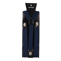 Solid Color Elastic Leather Suspenders Clip-on Buckle Men Straps Adjustable Elastic Y-Back Braces For Wedding Suit Accessories