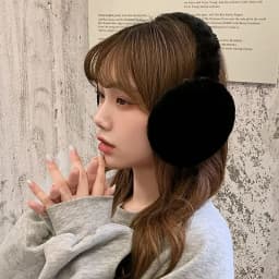 Soft Plush Ear Warmer Winter Warm for Women Men Fashion Solid Color Ear Flap Outdoor Cold Protection EarMuffs Ear Cover