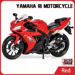 1:12 Yamaha YZF-R1 Racing Motorcycles Simulation Alloy Motorcycle Model Shock Absorbers Collection Toy Car Kid Gift