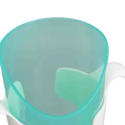 Elderly Care Cup Smoother Rim Patient Care Drinking Cup Mug Transparent Look Versatile Comfortable Use with Holder for Disabled