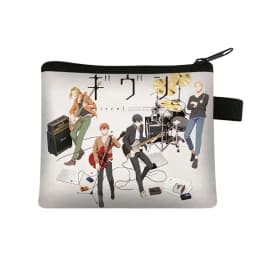 Japanese Anime Yaoi Bl Given Yaoi Given Manga Pattern Coin Purse Women Fashion Mini Handbags Casual Beauty Lipstick Bag Gift