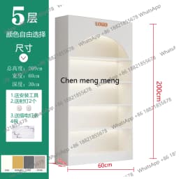 a55 Nordic Creative Cosmetics Display Cabinet and Rack Modern Beauty Salon Display Cabinet Nail Salon Shelf Office Furniture