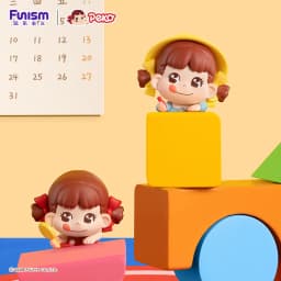 FUNISM FUJIYA PEKO Dream Adventure Lying Hippers Blind Box Mini Figure Car Phone Dashboard Desk Ornament Birthday Gift Fans